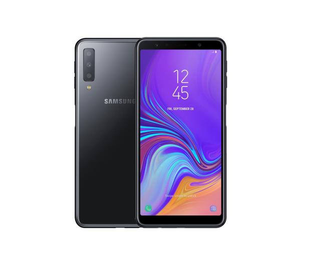 Samsung Galaxy A7 A750F 2018 4/64GB LTE FHD+ Czarny - 451429 - zdjęcie